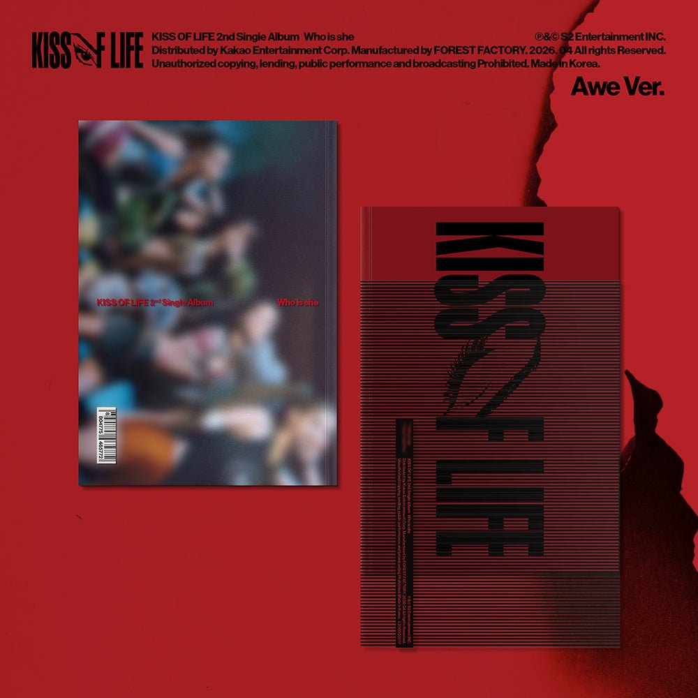 [APPLE MUSIC POB] KISS OF LIFE 2nd Single Album - Who is she (Awe Ver.) - KPOP ONLINE STORE USA