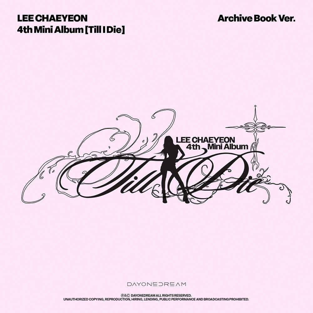 [APPLE MUSIC POB] Lee Chaeyeon 4th Mini Album - Till I Die (Archive Book Ver.) - KPOP ONLINE STORE USA