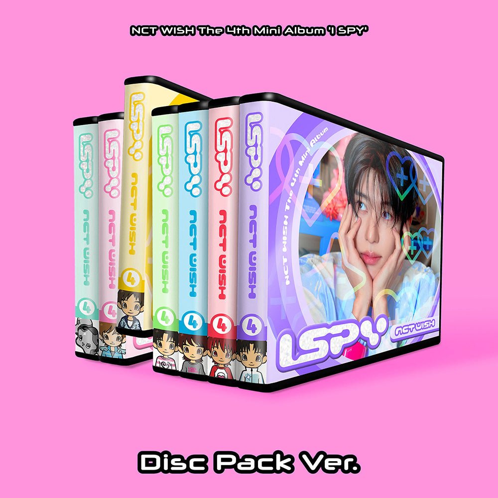 [APPLE MUSIC POB] NCT WISH 4th Mini Album - I SPY (Disc Pack Ver.) - KPOP ONLINE STORE USA