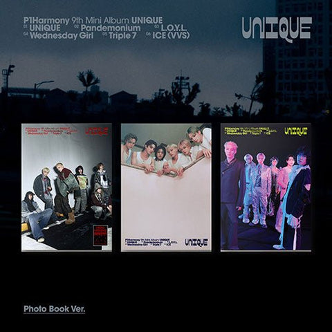 APPLE MUSIC POB] P1Harmony 9th Mini Album - UNIQUE (Photobook Ver