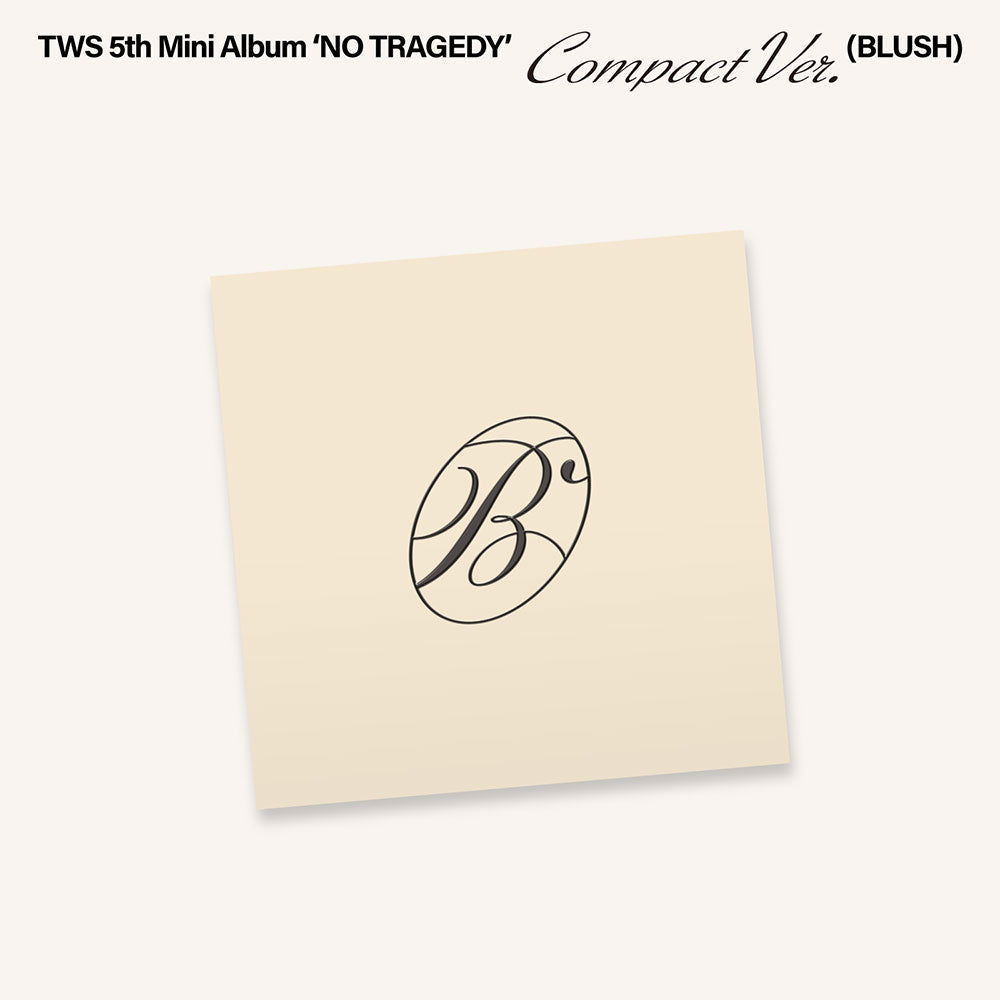 [APPLE MUSIC POB] TWS 5th Mini Album - NO TRAGEDY Compact (BLUSH Ver.) - KPOP ONLINE STORE USA