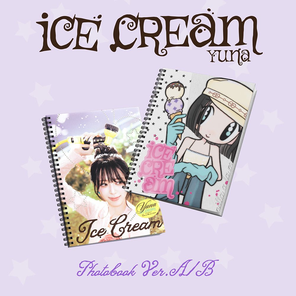 [APPLE MUSIC POB] YUNA (ITZY) - Ice Cream (Photobook Ver.) - KPOP ONLINE STORE USA