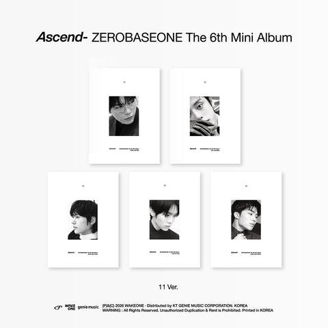 [APPLE MUSIC POB] ZEROBASEONE 6th Mini Album - Ascend - (11 Ver.) - KPOP ONLINE STORE USA