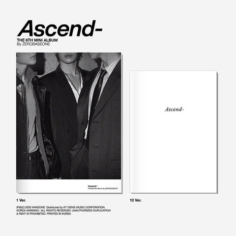 [APPLE MUSIC POB] ZEROBASEONE 6th Mini Album - Ascend - (Photobook Ver.) - KPOP ONLINE STORE USA