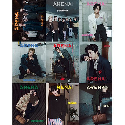 Arena Homme + October 2025 - ENHYPEN cover - KPOP ONLINE STORE USA