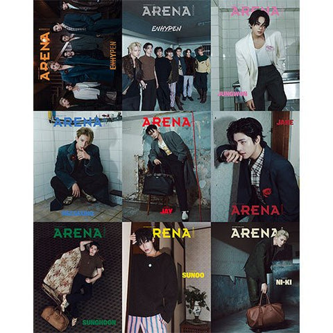 Arena Homme + October 2025 - ENHYPEN cover - KPOP ONLINE STORE USA