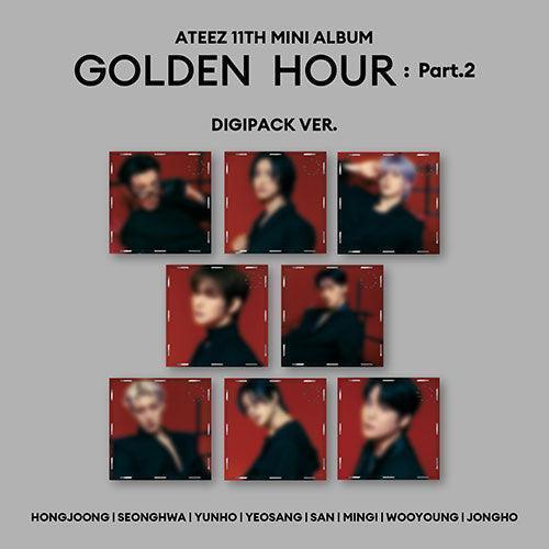 ATEEZ 11th Mini Album - GOLDEN HOUR : Part.2 (Digipak VER.) - KPOP ONLINE STORE USA