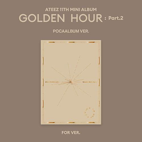 ATEEZ 11th Mini Album - GOLDEN HOUR : Part.2 (POCAALBUM VER.) - KPOP ONLINE STORE USA