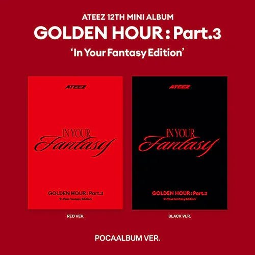 ATEEZ 12th Mini Album - GOLDEN HOUR : Part.3 "In Your Fantasy Edition" (POCAALBUM VER.) - KPOP ONLINE STORE USA