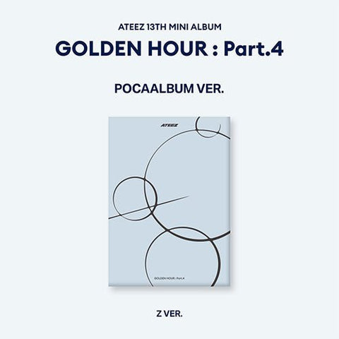 ATEEZ 13th Mini Album - GOLDEN HOUR : Part.4 (POCAALBUM VER.) - KPOP ONLINE STORE USA