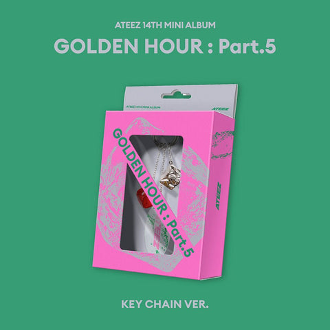 ATEEZ 14th Mini Album - GOLDEN HOUR : Part.5 (KEY CHAIN VER) - KPOP ONLINE STORE USA