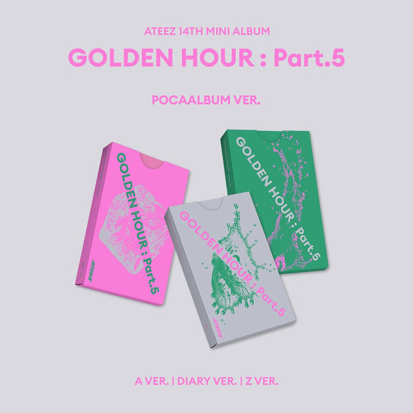 ATEEZ 14th Mini Album - GOLDEN HOUR : Part.5 (POCAALBUM VER