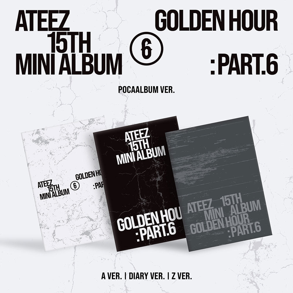 ATEEZ 15th Mini Album - GOLDEN HOUR : Part.6 (POCAALBUM) - KPOP ONLINE STORE USA