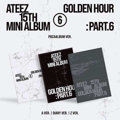 ATEEZ 15th Mini Album - GOLDEN HOUR : Part.6 (POCAALBUM) - KPOP ONLINE STORE USA