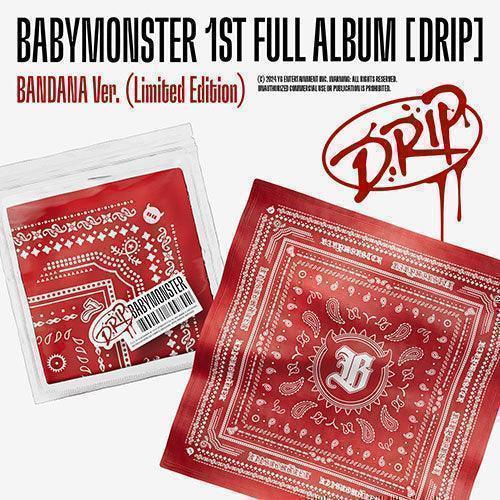 BABYMONSTER 1st FULL ALBUM - DRIP (BANDANA Ver. Limited Edition) - KPOP ONLINE STORE USA