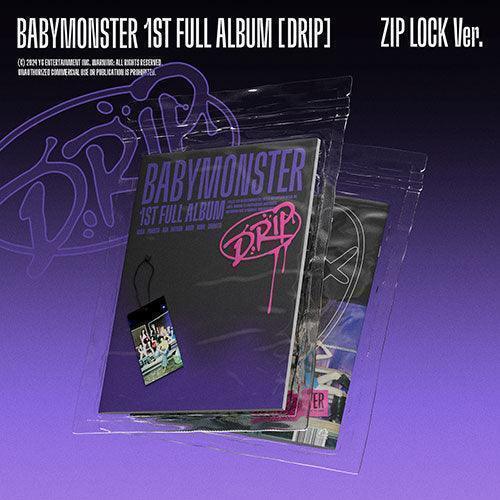BABYMONSTER 1st FULL ALBUM - DRIP (BINDER Ver./ZIP LOCK Ver.) - KPOP ONLINE STORE USA