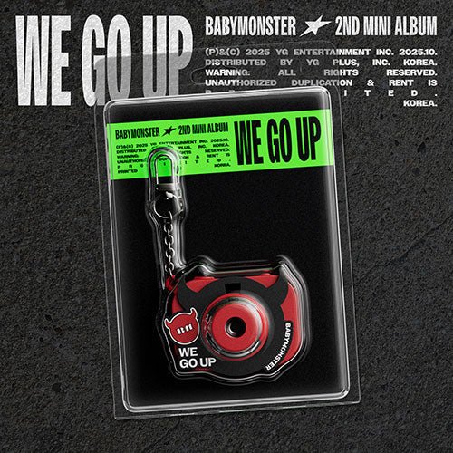 BABYMONSTER 2nd Mini Album - WE GO UP (MINI BEAM KEYRING Ver.) - KPOP ONLINE STORE USA