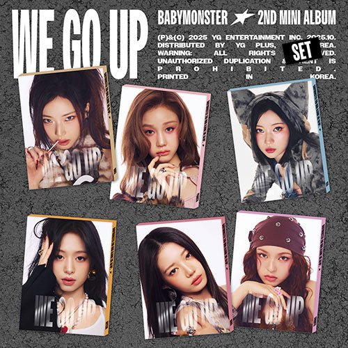 BABYMONSTER 2nd Mini Album - WE GO UP (PATTERN Ver.) - KPOP ONLINE STORE USA