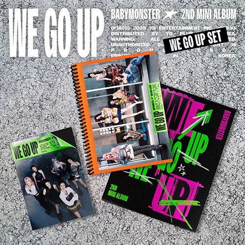 BABYMONSTER 2nd Mini Album - WE GO UP (WE GO UP SET ver) - KPOP ONLINE STORE USA