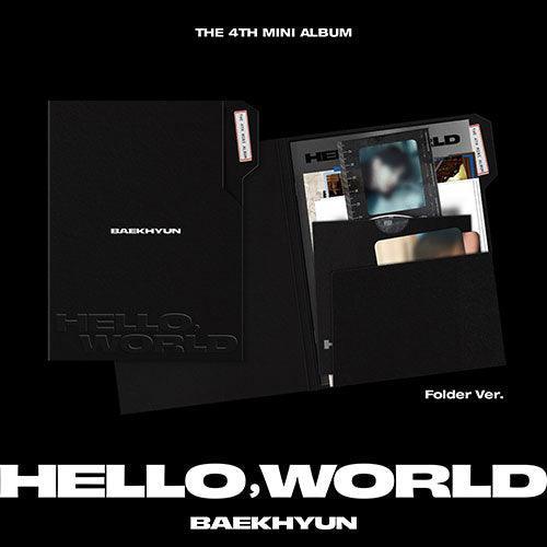 BAEKHYUN (EXO) 4th Mini Album - [Hello, World] (Folder Ver.) - KPOP ONLINE STORE USA
