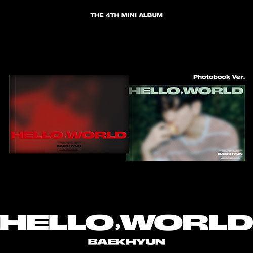 BAEKHYUN (EXO) 4th Mini Album - [Hello, World] (Photobook Ver.) - KPOP ONLINE STORE USA