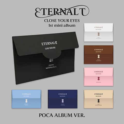 CLOSE YOUR EYES The 1st Mini Album - ETERNALT (POCA ALBUM) - KPOP ONLINE STORE USA