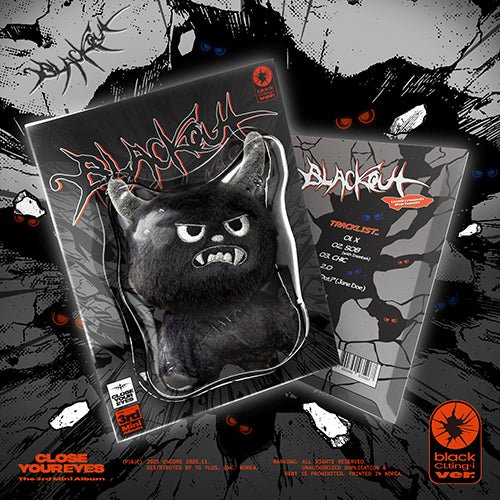 CLOSE YOUR EYES The 3rd Mini Album - blackout (black CLting - i ver.) - KPOP ONLINE STORE USA