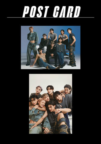 COSMOPOLITAN 2023 - 08 ATEEZ Cover + Post Card - KPOP ONLINE STORE USA