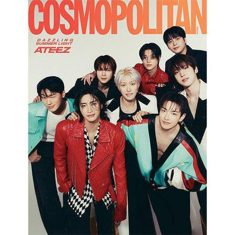 COSMOPOLITAN 2024 - 07 ATEEZ Cover - KPOP ONLINE STORE USA