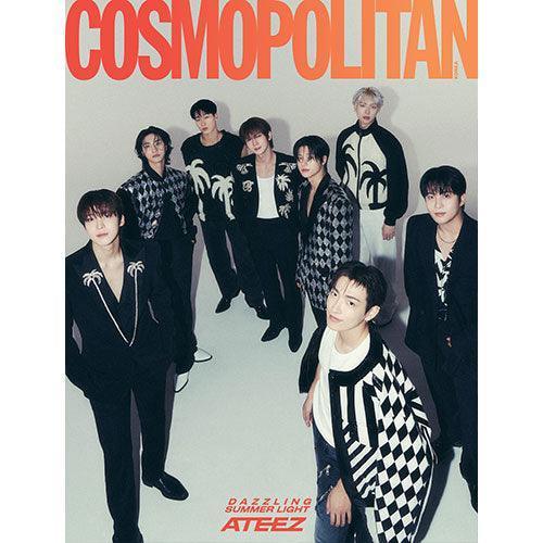 COSMOPOLITAN 2024 - 07 ATEEZ Cover - KPOP ONLINE STORE USA