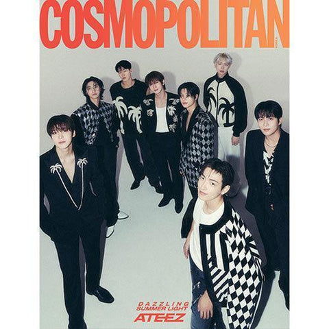 COSMOPOLITAN 2024 - 07 ATEEZ Cover - KPOP ONLINE STORE USA