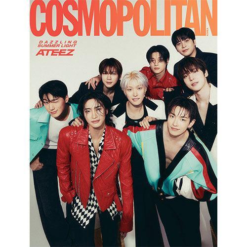 COSMOPOLITAN 2024-07 ATEEZ Cover - KPOP ONLINE STORE USA