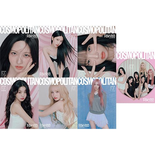COSMOPOLITAN 2025 - 02 IVE Cover - KPOP ONLINE STORE USA