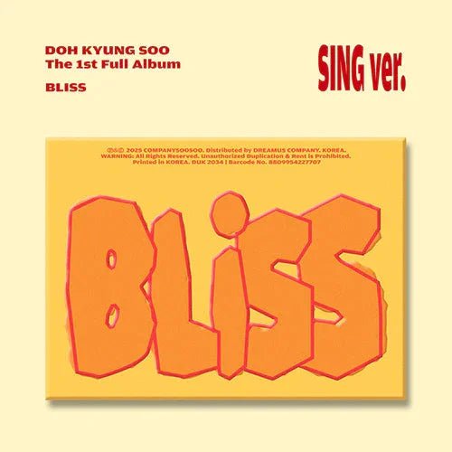 D.O. (EXO) 1st Full Album - BLISS - KPOP ONLINE STORE USA