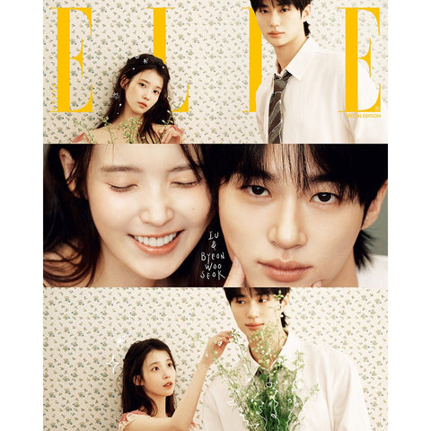 ELLE KOREA 2026 April Special Edition - Byeon Woo - Seok and IU cover - KPOP ONLINE STORE USA