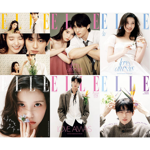 ELLE KOREA 2026 April Special Edition - Byeon Woo - Seok and IU cover - KPOP ONLINE STORE USA