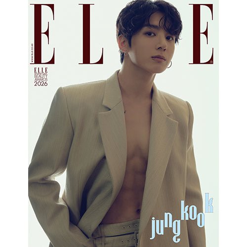 ELLE KOREA 2026 January - BTS Jung Kook Cover - KPOP ONLINE STORE USA