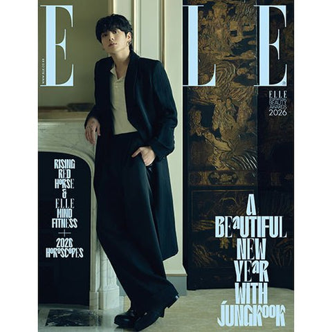 ELLE KOREA 2026 January - BTS Jung Kook Cover - KPOP ONLINE STORE USA