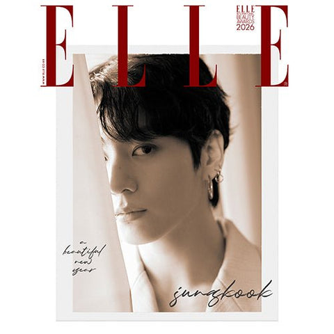 ELLE KOREA 2026 January - BTS Jung Kook Cover - KPOP ONLINE STORE USA