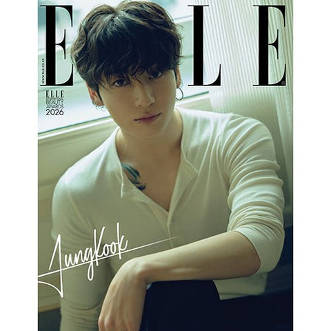 ELLE KOREA 2026 January - BTS Jung Kook Cover - KPOP ONLINE STORE USA