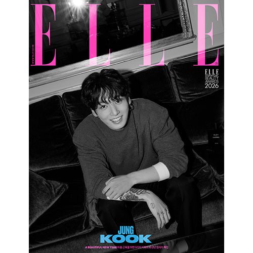 ELLE KOREA 2026 January - BTS Jung Kook Cover - KPOP ONLINE STORE USA