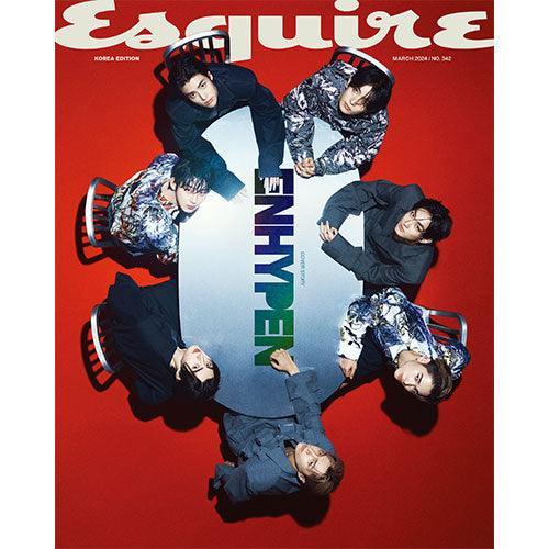 ESQUIRE 2024-03 ENHYPEN Cover - KPOP ONLINE STORE USA