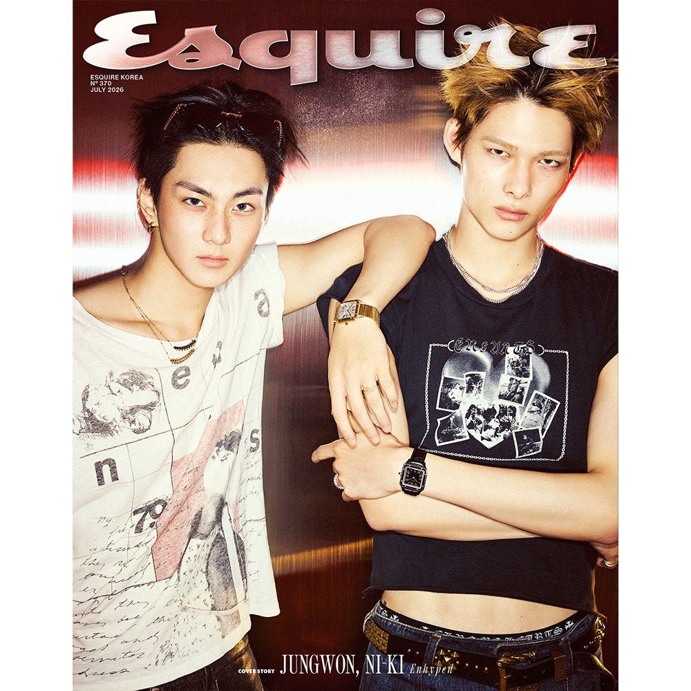 ESQUIRE 2026-07 ENHYPEN JUNGWON & NI-KI Cover - KPOP ONLINE STORE USA