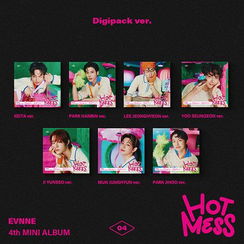 EVNNE 4th Mini Album - HOT MESS (Digipack VER.) - KPOP ONLINE STORE USA