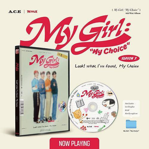 [EXCLUSIVE POB] A.C.E 6th Mini Album - My Girl : “My Choice” - KPOP ONLINE STORE USA