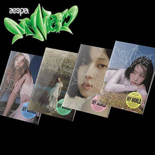 [EXCLUSIVE POB] aespa 3rd Mini Album - MY WORLD (Intro Ver.) - KPOP ONLINE STORE USA