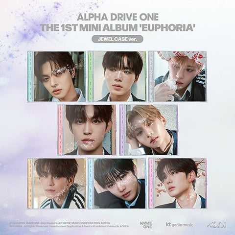 [EXCLUSIVE POB] ALPHA DRIVE ONE 1st Mini Album - EUPHORIA (JEWEL CASE ver.) - KPOP ONLINE STORE USA