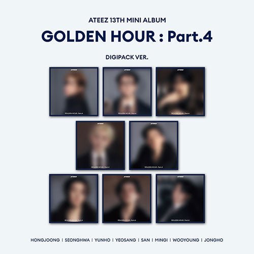 [EXCLUSIVE POB] ATEEZ 13th Mini Album - GOLDEN HOUR : Part.4 (DIGIPACK VER.) - KPOP ONLINE STORE USA