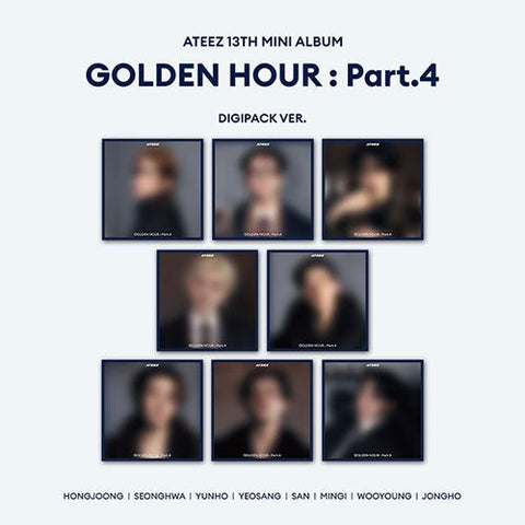 [EXCLUSIVE POB] ATEEZ 13th Mini Album - GOLDEN HOUR : Part.4 (DIGIPACK VER.) - KPOP ONLINE STORE USA