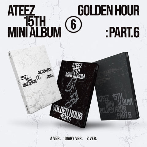 [EXCLUSIVE POB] ATEEZ 15th Mini Album - GOLDEN HOUR : Part.6 - KPOP ONLINE STORE USA